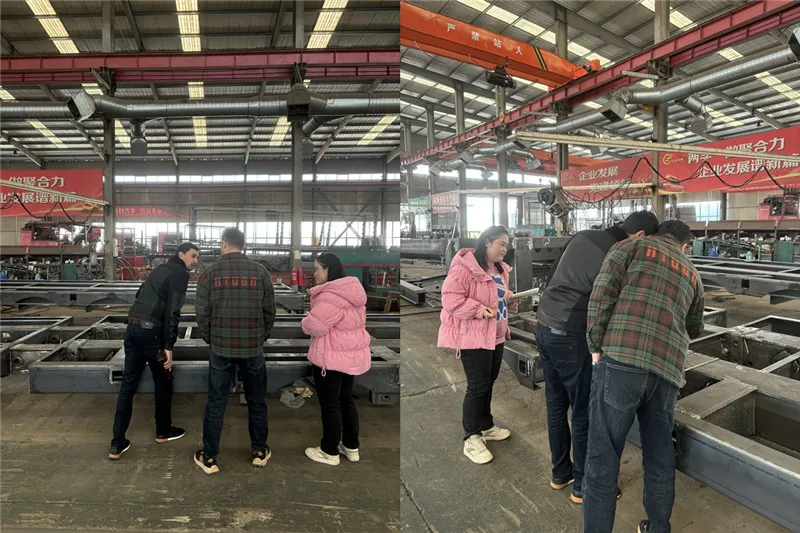 Nuestro cliente llegó a nuestra sede de Shandong y tuvo una negociación detallada cara a cara con el equipo profesional