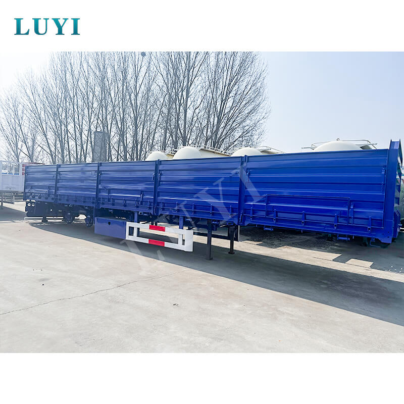 El semirremolque Luyi con panel lateral desmontable de 3 ejes se envió con éxito a Zambia, profundizando la cooperación logística entre China y África