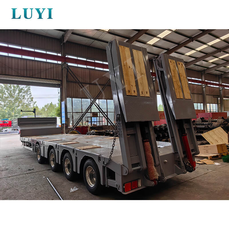 ¡De Shandong a Asia Central! Semirremolque Louis de plataforma baja de 4 ejes enviado a Uzbekistán