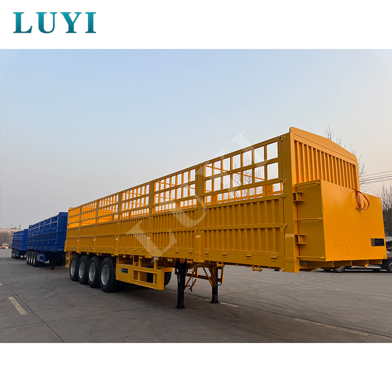 Cooperación profunda a la vista: los clientes alemanes inspeccionan y prefieren nuestros semirremolques con estacas de 4 ejes