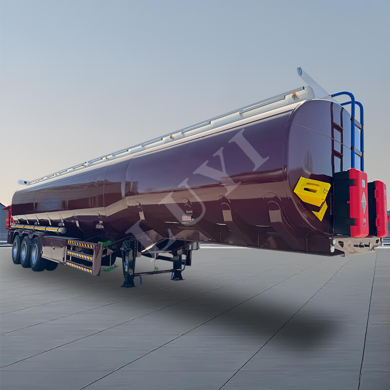Semirremolque cisterna de aceite de acero al carbono 0 cúbicos de 3 ejes