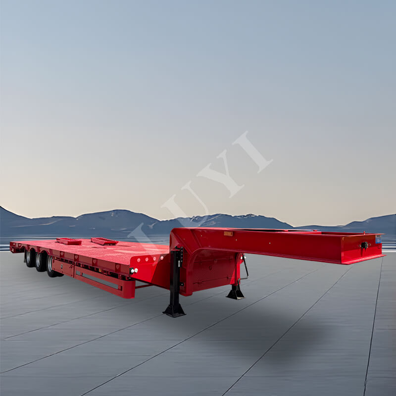 Semirremolque de chasis bajo de 3 ejes y 80 toneladas