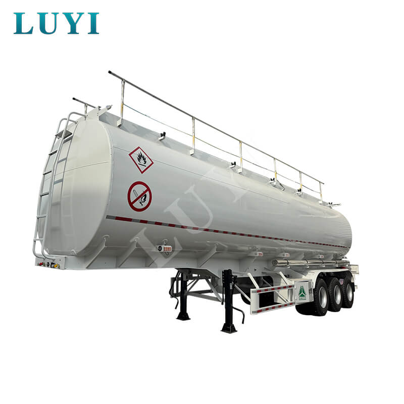 Semirremolque con tanque de combustible de aluminio de 42000 litros y 3 ejes