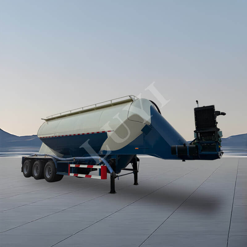 Semirremolque cisterna para transporte de cemento a granel tipo V de 48 metros cúbicos