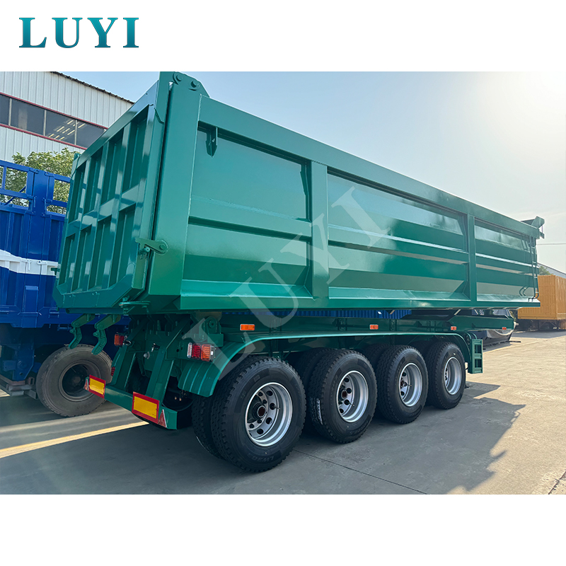 Aumento de las cargas útiles para Uganda: cómo los remolques volquete de 4 ejes de LUYI están impulsando la eficiencia en la construcción y la minería