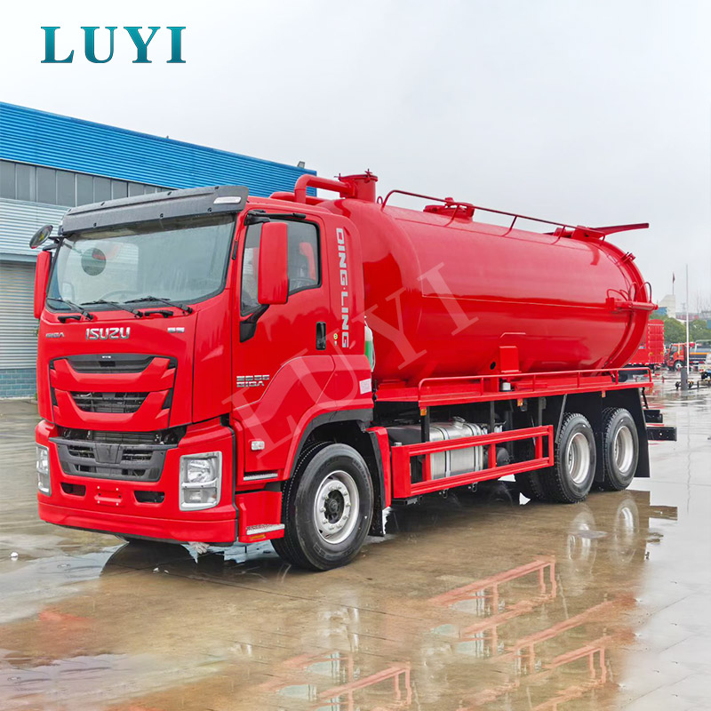 Camión de succión de aguas residuales ISUZU GIGA 6×4 20CBM para saneamiento municipal y transporte de lodos